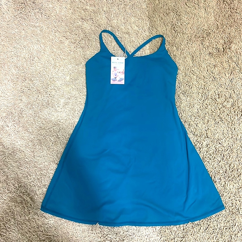 HALARA Everyday Cloudful™ Fabric Backless 2-in-1 Flare Workout Dress